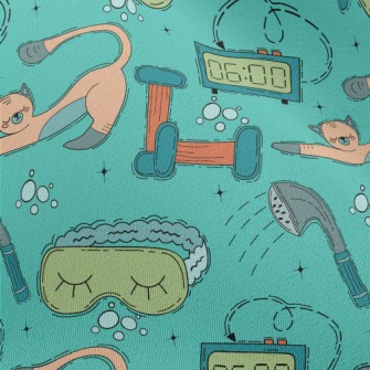 Comfortable Bath Cat Chiffon