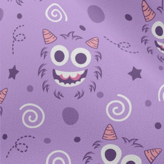 Small Horned Big Eyed Monster Chiffon