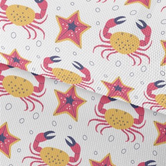 Starfish And Crab Waterproof Oxford