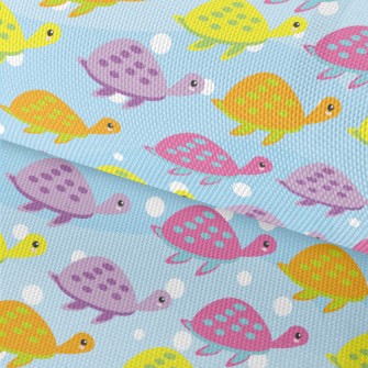 Colorful Glowing Turtle Waterproof Oxford