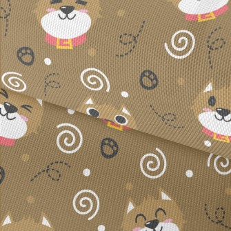 Playful Expression Cat Waterproof Oxford
