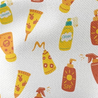 Various Sunscreen Lotions Waterproof Canvas