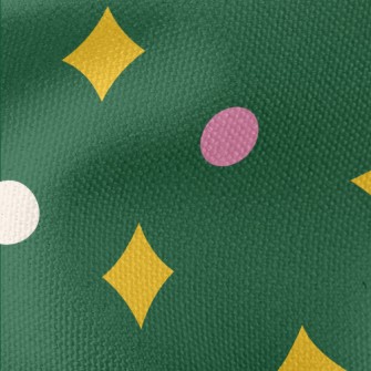 Shiny Two-color Dots Waterproof Canvas