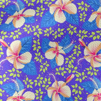 Bright And Colorful Hibiscus F Waterproof Canvas