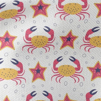 Starfish And Crab Waterproof Canvas