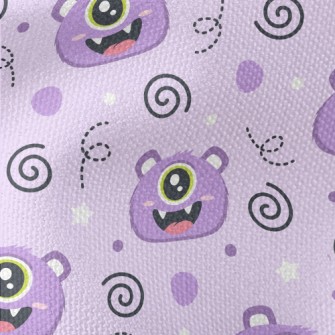 Cheerful One-eyed Monster Waterproof Canvas
