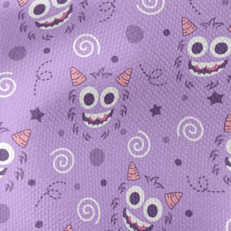 Small Horned Big Eyed Monster Waterproof Canvas