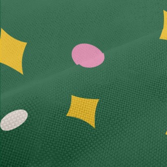 Shiny Two-color Dots Performance Linen