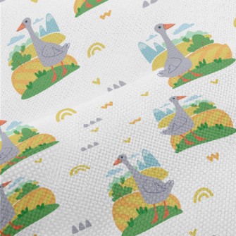 Rural Pastoral Grey Goose Performance Linen