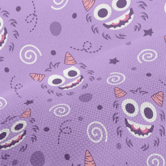 Small Horned Big Eyed Monster Performance Linen