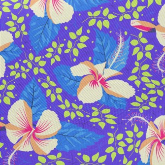 Bright And Colorful Hibiscus F Twill