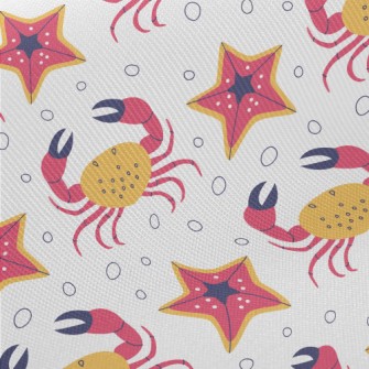 Starfish And Crab Twill