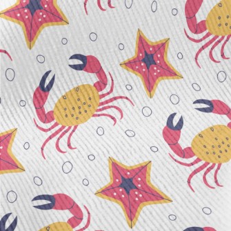 Starfish And Crab Standard Corduroy