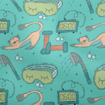 Comfortable Bath Cat Dobby