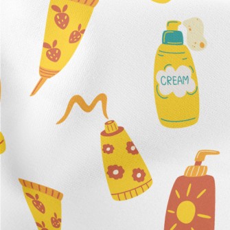 Various Sunscreen Lotions Stretch Ponte