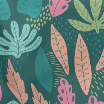 Tropical Fantasy Leaves Stretch Ponte