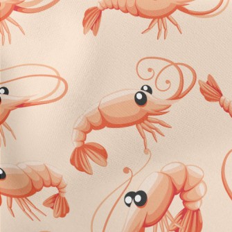 Super Cute Big Eye Shrimp Stretch Ponte
