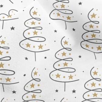 Shining Star Christmas Tree Micro Fleece