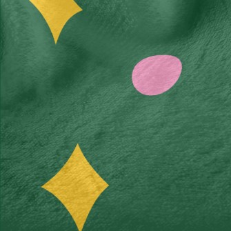 Shiny Two-color Dots Minky