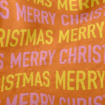 Merry Christmas Text Minky
