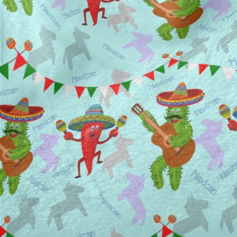 Mexican Dancing Pepper Cactus Minky