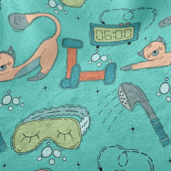 Comfortable Bath Cat Minky