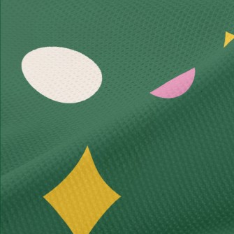 Shiny Two-color Dots Piqué