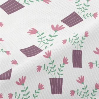 Three Pretty Little Flowers Piqué