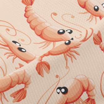 Super Cute Big Eye Shrimp Piqué