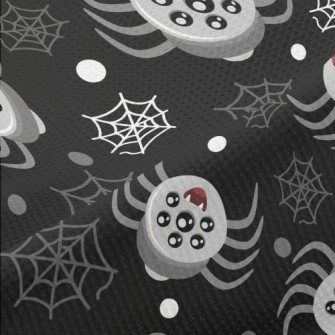 Scary Multi-eyed Spider Piqué