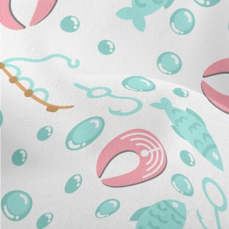 Deep Sea Fish Chunks Lightweight Performance Linen