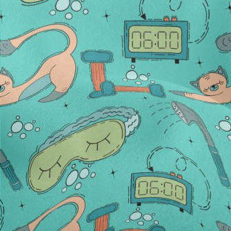 Comfortable Bath Cat Lightweight Performance Linen