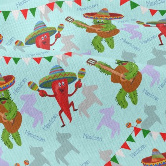Mexican Dancing Pepper Cactus Modern Jersey