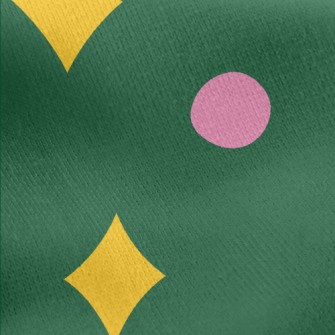 Shiny Two-color Dots Jersey Backed Fleece