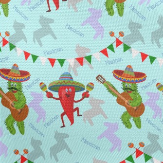 Mexican Dancing Pepper Cactus Pongee