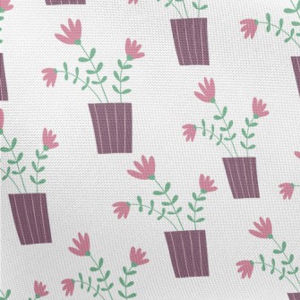 Three Pretty Little Flowers Pongee