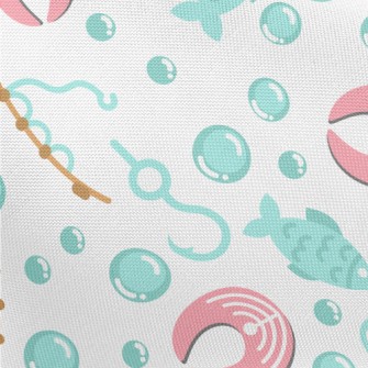 Deep Sea Fish Chunks Pongee