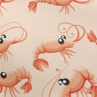 Super Cute Big Eye Shrimp Pongee
