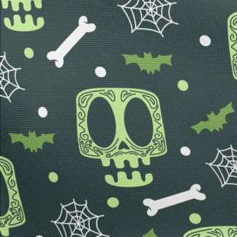 Surprised Skeleton Spider Web Pongee