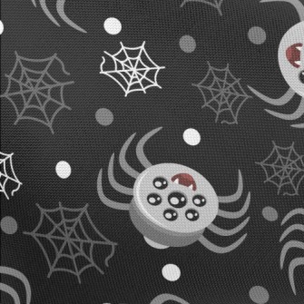 Scary Multi-eyed Spider Pongee