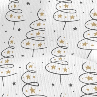 Shining Star Christmas Tree Stretch Jersey