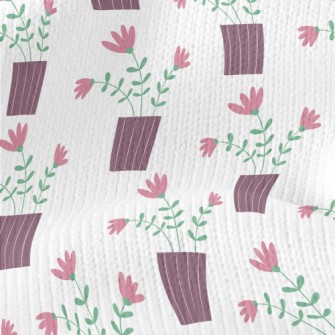 Three Pretty Little Flowers Stretch Jersey