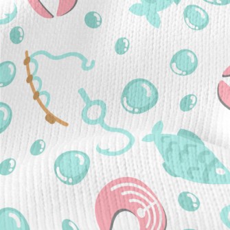 Deep Sea Fish Chunks Stretch Jersey