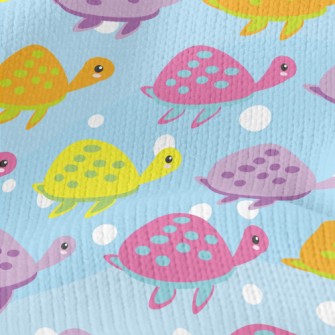 Colorful Glowing Turtle Stretch Jersey