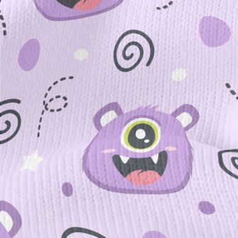 Cheerful One-eyed Monster Stretch Jersey