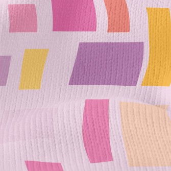 Rectangles Of Different Sizes Stretch Jersey