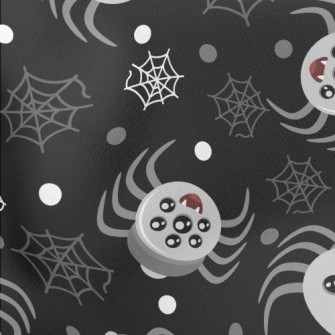 Scary Multi-eyed Spider Lightweight Cotton Poplin