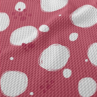 Graffiti Big Dots Birdseye Piqué