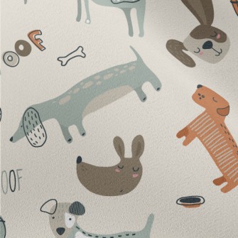 Cute Dachshund Dog Chiffon