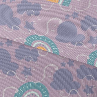 Fairytale Rainbow Dark Clouds Waterproof Oxford